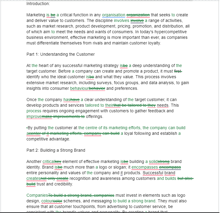 Sample Proofread and Edited Document – CorrectifyUK